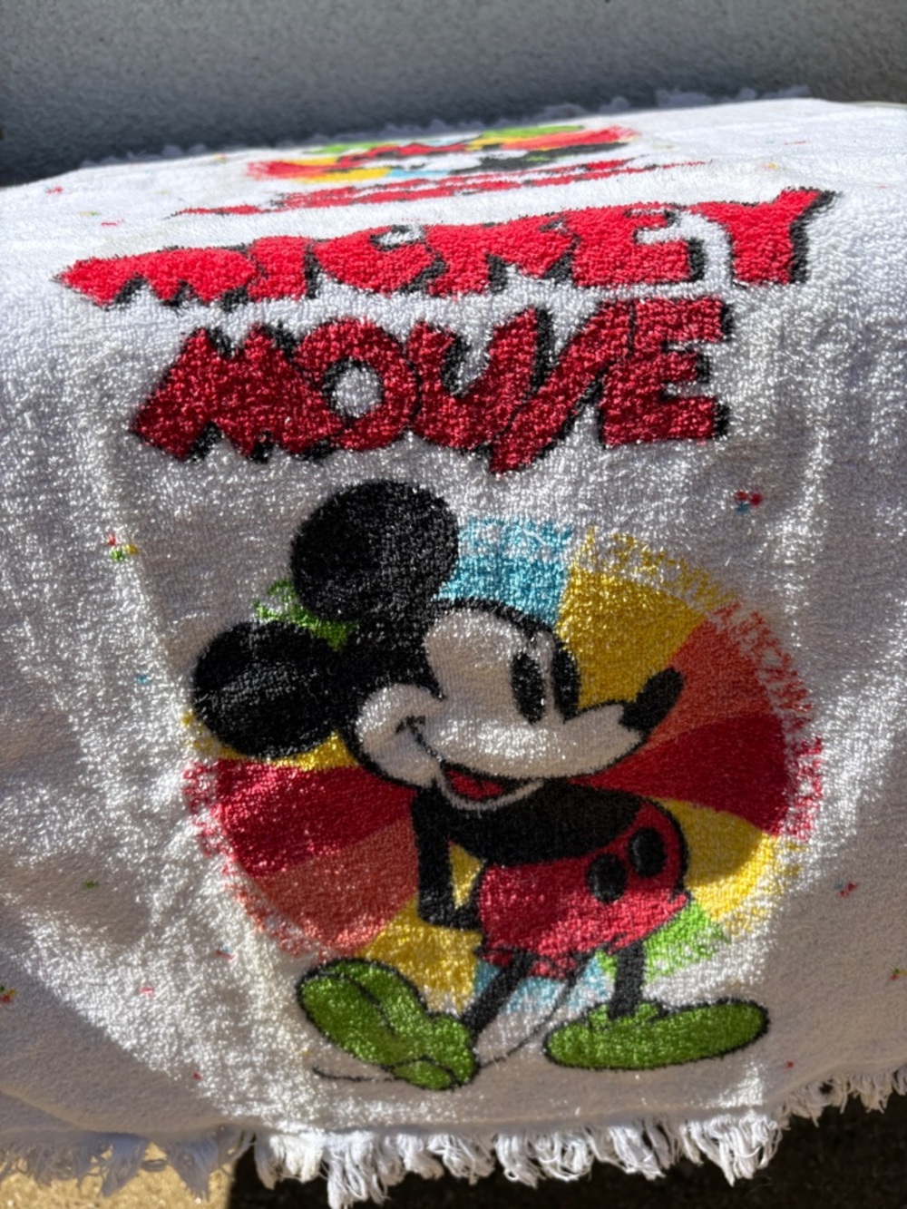 Cannon Vintage Mickey Mouse Towel!